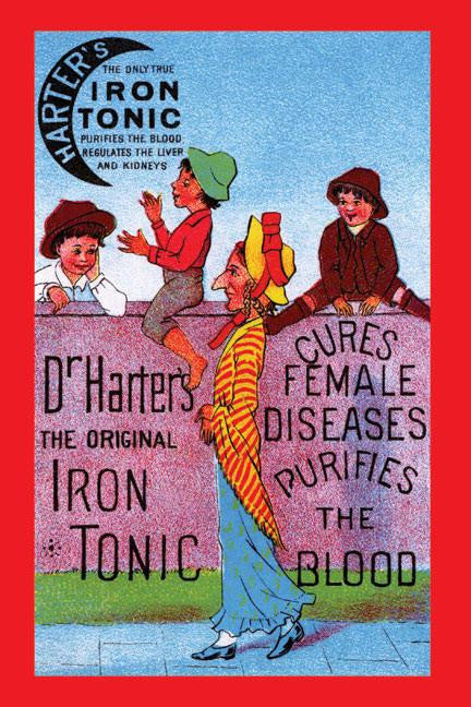 Dr. Harter&#39;s Iron Tonic 12x18 Giclee on canvas