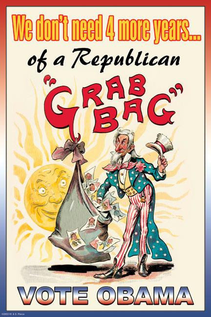 Republican Grab Bag 12x18 Giclee on canvas