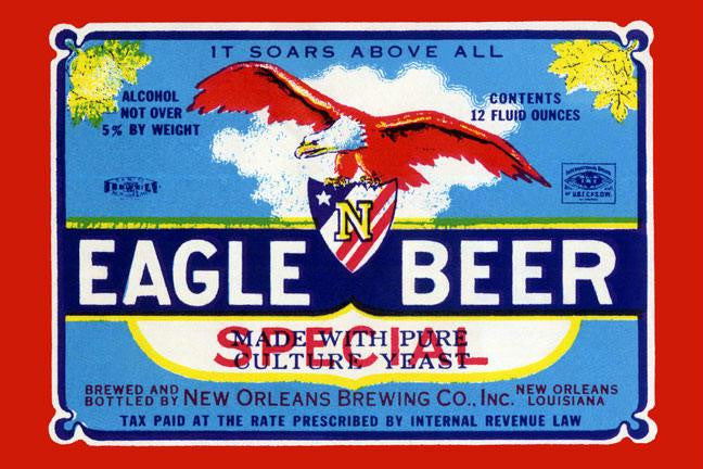 Eagle Beer Special 12x18 Giclee on canvas