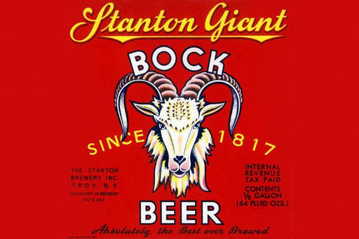 Stanton Giant Bock Beer 12x18 Giclee on canvas