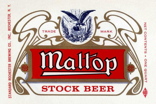 Maltop Stock Beer 12x18 Giclee on canvas