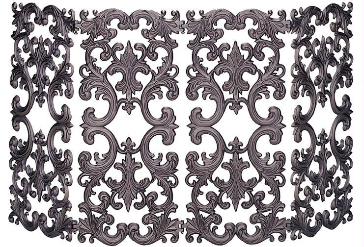 4 Fold Bronze Cast Aluminum Screen
