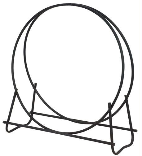 Black 40in. Diameter Log Hoop