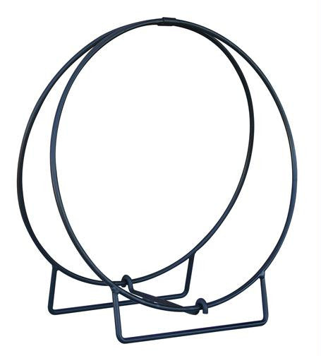 24in. Black Log Hoop - 1-2in. Solid Stock