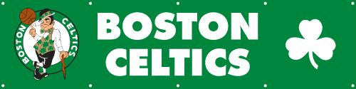 BCEL Boston Celtics 8-Foot X 2-Foot Nylon Banner