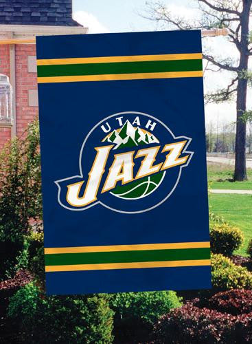 AFJAZ Utah Jazz 44x28 Applique Banner