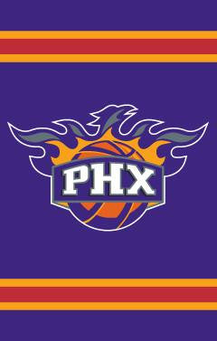 AFSUN Phoenix Suns 44x28 Applique Banner