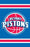 AFPIS Detroit Pistons 44x28 Applique Banner