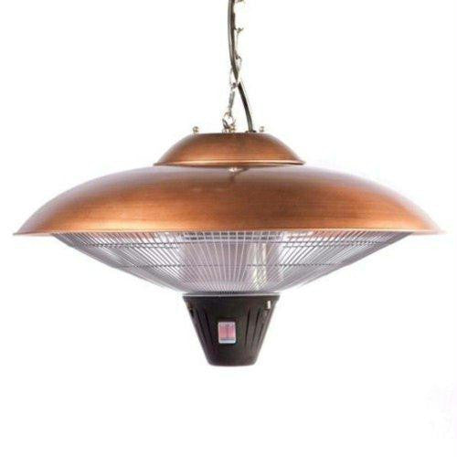 Fire Sense Hanging Copper Finish Halogen Patio Heater