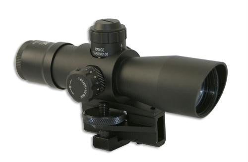 NcStar Mark III Tactical 4x32 Compact Red & Green Illuminated P4 Sniper Scope