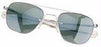 Humvee Pilot 57MM Silver Sunglasses