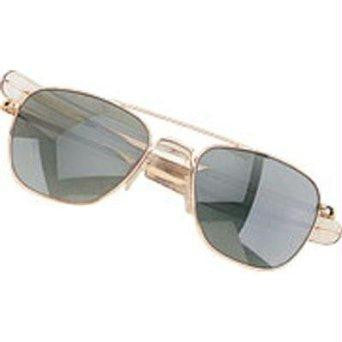 Humvee Pilot 52MM Gold Sunglasses