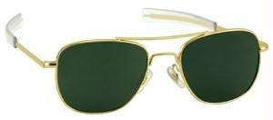 Humvee Pilot 57MM Gold Sunglasses