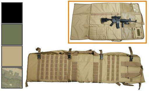 NcStar Rifle Case With Shooting Mat Black