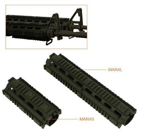 NcStar AR15 Rifle Length Quadrail Hanguard