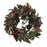 24 Inch Pinecone Berry and Feather Wreath