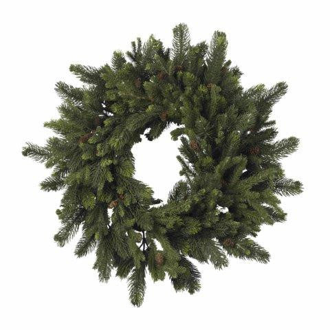 30 Inch Pine and Pinecone Wreath