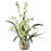 Green Dancing Lady Orchid Liquid Illusion Silk Flower Arrangement