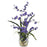 Purple Dancing Lady Orchid Liquid Illusion Silk Flower Arrangement