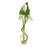 Cream Calla Lilly Liquid Illusion w-Leaf Silk Flower Arrangement