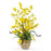 Yellow Dancing Lady Silk Orchid Arrangement