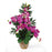 Orchid-Purple Double Phal-Dendrobium Silk Flower Arrangement