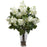 White Lilac Silk Flower Arrangement