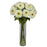 White Sunflower w-Cylinder Silk Flower Arrangement