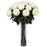 White Fancy Rose Silk Flower Arrangement