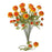 Orange 23 Inch Ranunculus Stem (Set of 12)