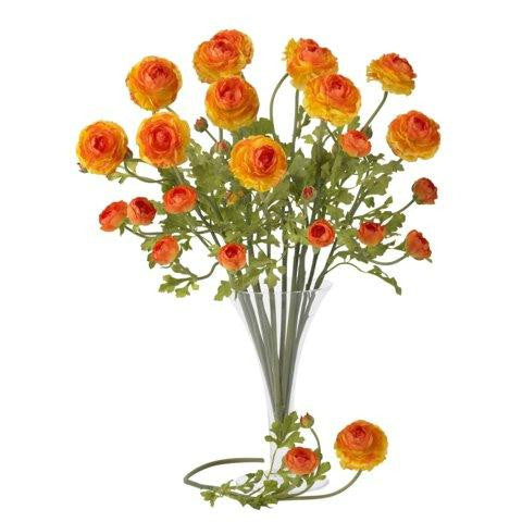 Orange 23 Inch Ranunculus Stem (Set of 12)