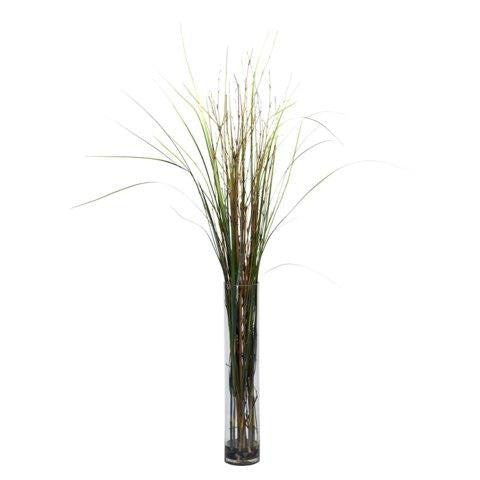 Grass and Bamboo w-Cylinder Silk Plant