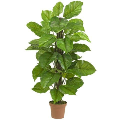 52 Inch Large Leaf Philodendron Silk Plant(Real Touch)