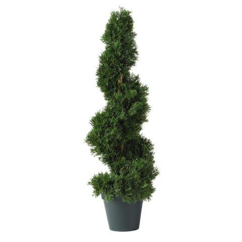 2 Ft Cedar Spiral Silk Tree (In-door-Out-door)