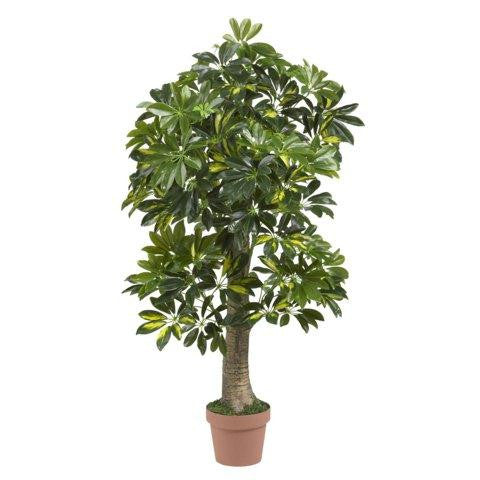 4 Ft Schefflera Silk Tree (Real Touch)