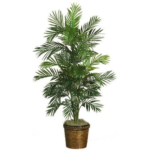 56 Inch Areca Palm Silk Tree w-Basket