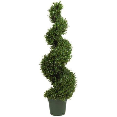 4 Ft Rosemary Spiral Silk Tree (Indoor-Outdoor)