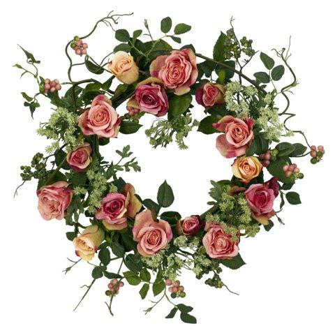 20 Inch Rose Wreath