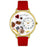 Whimsical Unisex Bridge Red Leather Watch