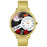 Whimsical Unisex Poker gold Leather Watch