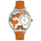 Whimsical Unisex Ranch Tan Leather Watch