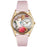 Whimsical Womens Unicorn Pink Leather Watch