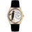 Whimsical Womens Penguin Black Leather Watch