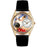 Whimsical Womens Bowling Black Leather Watch