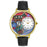 Whimsical Unisex Democrat Black Leather Watch