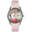 Whimsical Womens Unicorn Pink Leather Watch1