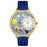 Whimsical Unisex Aries Royal Blue Leather Watch