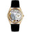 Whimsical Womens AccounTant Black Leather Watch