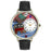 Whimsical Unisex Republican Black Leather Watch