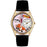 Whimsical Womens Veterinarian Black Leather Watch